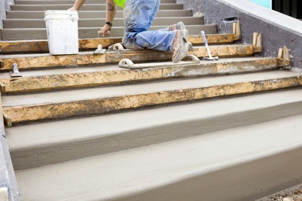 Concrete Steps Pouring in Wexford