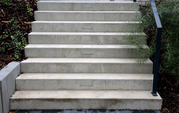 Poured Step Installation in Wexford