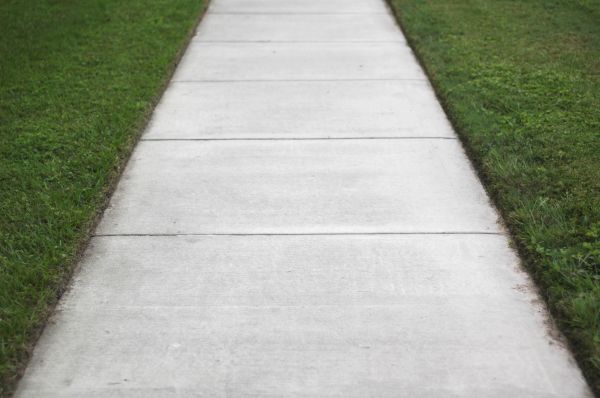 Sidewalk Concrete Construction in Wexford