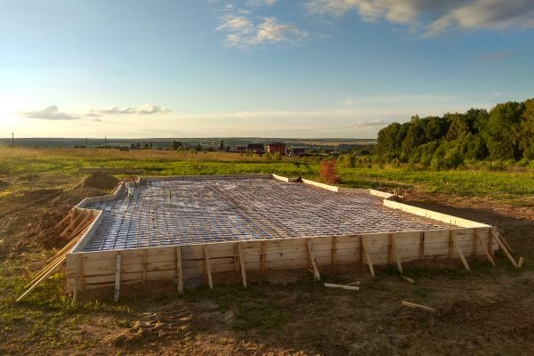 Foundation Pouring in Wexford