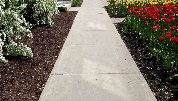 Cement Sidewalk Installation in Wexford