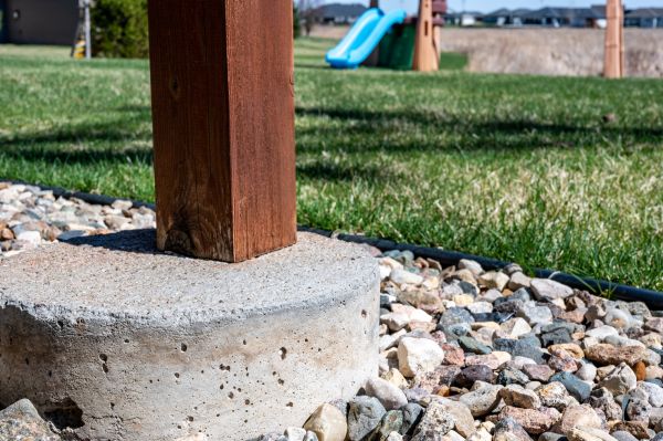 Deck Footing Installation in Wexford