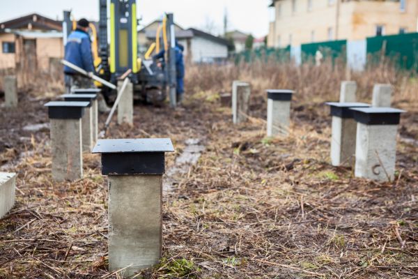 Concrete Piling Installation in Wexford