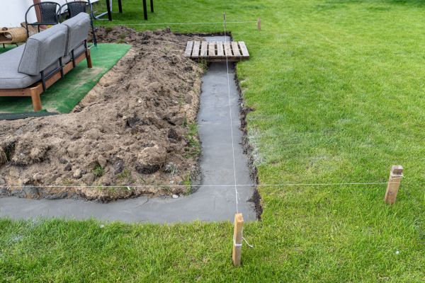 Cement Footer Installation in Wexford