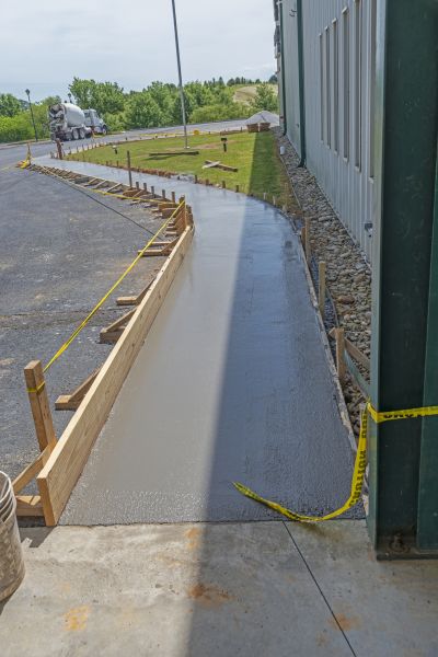 Concrete Sidewalk Paving in Wexford