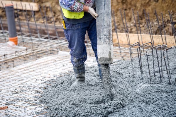 Cabin Foundation Pouring in Wexford